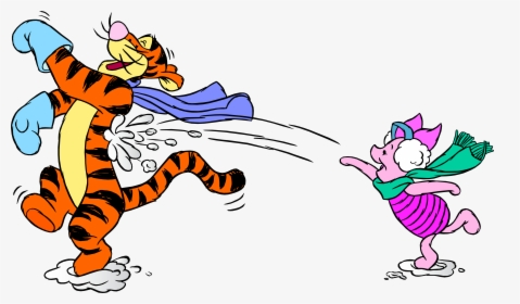 Tigger And Piglet With - Tigger And Piglet, HD Png Download, Transparent PNG