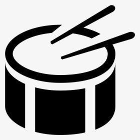 Drums Clipart Drum Roll - Drums Icon, HD Png Download, Transparent PNG