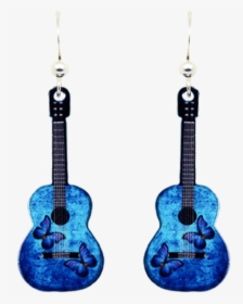 Blue Guitar Butterfly, HD Png Download, Transparent PNG