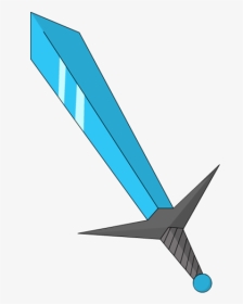 Minecraft Diamond Sword Art Transparent, HD Png Download, Transparent PNG