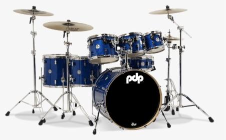 Pdcm2217bl - Concept™ Maple - Blue Sparkle - 7-piece - Drum Set 7 Piece, HD Png Download, Transparent PNG