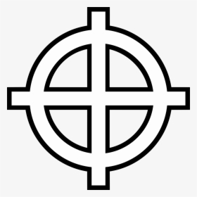 Cross With A Circle Around, HD Png Download, Transparent PNG