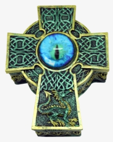 Dragon Eye Celtic Cross Trinket Box - Cross, HD Png Download, Transparent PNG