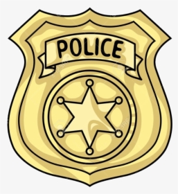 Police Badge Clipart Cartoon Transparent Png - Police Badge Clipart Transparent, Png Download, Transparent PNG