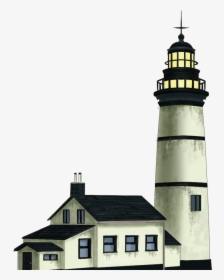 Transparent Background Lighthouse Png, Png Download, Transparent PNG