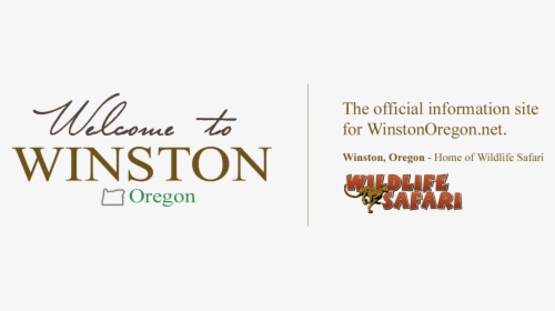 Welcome To The City Of Winston Oregon - Wildlife Safari, HD Png Download, Transparent PNG