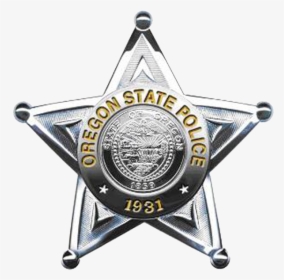 State Police Badge - Oregon State Police Logo, HD Png Download, Transparent PNG