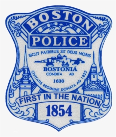 Boston Police Badge Png, Transparent Png, Transparent PNG