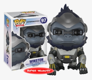 Overwatch Winston Pop Figure , Png Download - Pop Games Overwatch Winston 6, Transparent Png, Transparent PNG