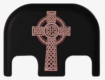 Celtic Cross Copper Black Traditional Finish Back Plate - Celtic Cross, HD Png Download, Transparent PNG