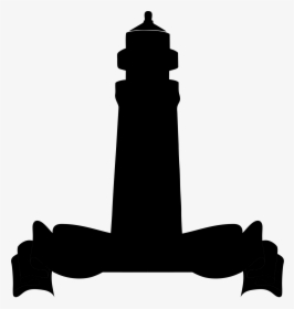 Clip Art Silhouette - Lighthouse, HD Png Download, Transparent PNG