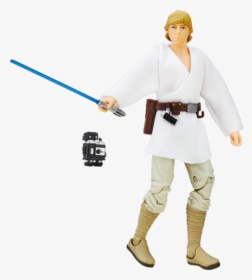 A New Hope Luke Skywalker & - Star Wars Black Luke Skywalker, HD Png Download, Transparent PNG