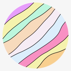 #circle #wavy #lines #colors #pastel #freetoedit - Bicycle Wheel, HD Png Download, Transparent PNG