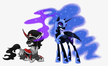 Sombra - Mlp Nightmare Moon And King Sombra, HD Png Download, Transparent PNG