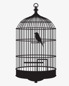 Bird In A Cage Bird In Cage Png - Bird In Cage Gif, Transparent Png, Transparent PNG