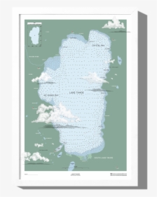 Rkr Lake Tahoe Nautical Map Boathouse Collection, HD Png Download, Transparent PNG