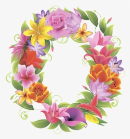 Английский Алфавит, Буква O, Цветочный Алфавит - Letter A Floral Design Png, Transparent Png, Transparent PNG