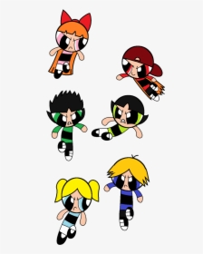 The One Big Difference Between The Powerpuff Girls - Powerpuff Girl Vs Rowdyruff, HD Png Download, Transparent PNG