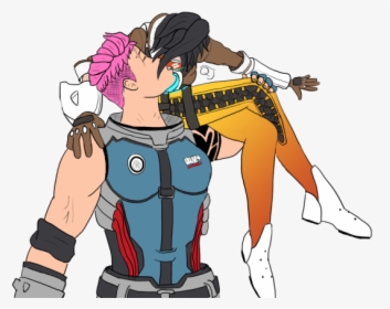 Overwatch Zarya X Tracer, HD Png Download, Transparent PNG