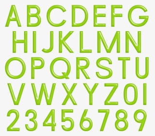 Alphabet Png, Lettres, Chiffres - Graphic Design, Transparent Png, Transparent PNG