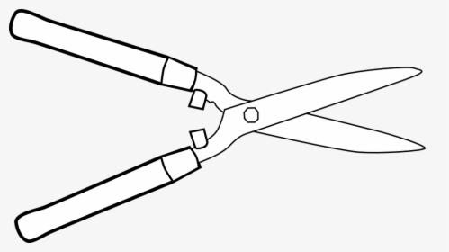 Hedge Cutter, Scissors, Tool, White, Gardening - Hedge Clippers Clipart, HD Png Download, Transparent PNG