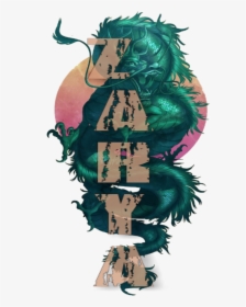 Jade Dragon Transparent Background - Green Dragon Tattoo Design, HD Png Download, Transparent PNG
