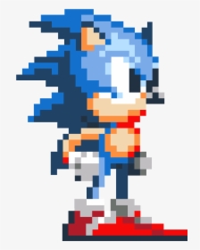 16 Bit Sonic By Nathanmarino-d4nscn2 - 16 Bit Sonic The Hedgehog, HD Png Download, Transparent PNG
