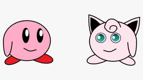 Kirby And Jigglypuff - Jigglypuff Kirby, HD Png Download, Transparent PNG