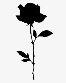Flower Silhouette Transparent Background, HD Png Download, Transparent PNG