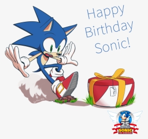 Happy Birthday Sonic - Sonic 25th Anniversary Speed Painting, HD Png Download, Transparent PNG