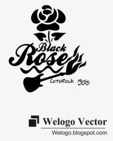 Black Rose Logo, Black Rose Logo Vector - Black Rose, HD Png Download, Transparent PNG