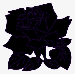 Purplish Black Rose Clip Art, HD Png Download, Transparent PNG