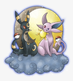 Umbreon And Espeon Coloring, HD Png Download, Transparent PNG