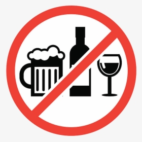 Alcohol No Clipart Free Clip Art Transparent Png - Prohibido El Consumo De Alcohol, Png Download, Transparent PNG