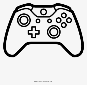 Video Game Controller Coloring Page - Transparent Video Game Controller, HD Png Download, Transparent PNG