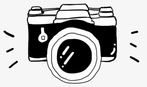 #emoji #camera #blackandwhite #freetoedit #귀여운 #可愛い - Camera Icon Black And White, HD Png Download, Transparent PNG