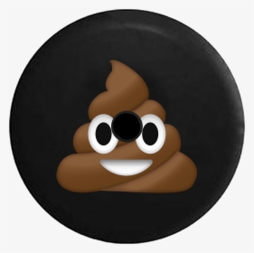 Jeep Wrangler Jl Backup Camera Day Poop Face Text Emoji - Poop Emoji Text, HD Png Download, Transparent PNG