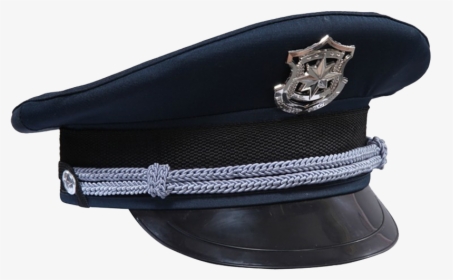 Com Cap Police Officer Hat Security Guard - Transparent Background Police Hat Png, Png Download, Transparent PNG