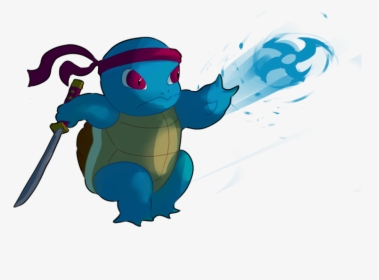Transparent Squirtle Clipart - Ninja Squirtle, HD Png Download, Transparent PNG