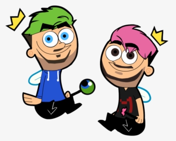 Jacksepticeye And Markiplier Fairly - Fairly Odd Parents Eyes, HD Png Download, Transparent PNG