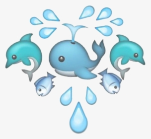 #water #emoji #blue - Whale Emoji Clear Background, HD Png Download, Transparent PNG