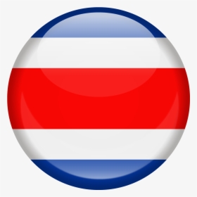 Flag,blue,material Property,ball,clip Art,sphere,logo - Costa Rica Flag Circle, HD Png Download, Transparent PNG