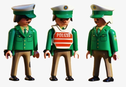 Police Officers, Old, Playmobil, Green, Figures, Funny - Playmobil Police Old, HD Png Download, Transparent PNG