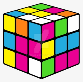 S Neon Rubik - Rubik's Cube Clipart, HD Png Download, Transparent PNG