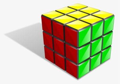 3d Cube Clipart - - 3 D Rubik's Cube, HD Png Download, Transparent PNG