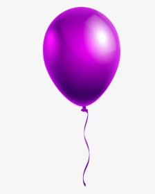 Blue Balloon Png - Transparent Background Purple Balloon, Png Download, Transparent PNG