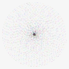 Prismatic Circular Dashed Spiral Clip Arts - Circle, HD Png Download, Transparent PNG