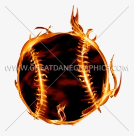 Baseball Smoke Glow - Illustration, HD Png Download, Transparent PNG