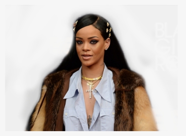 Png Rihanna Fotos - Fur Clothing, Transparent Png, Transparent PNG