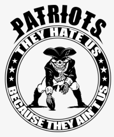 Patriots Logos Black And White, HD Png Download, Transparent PNG
